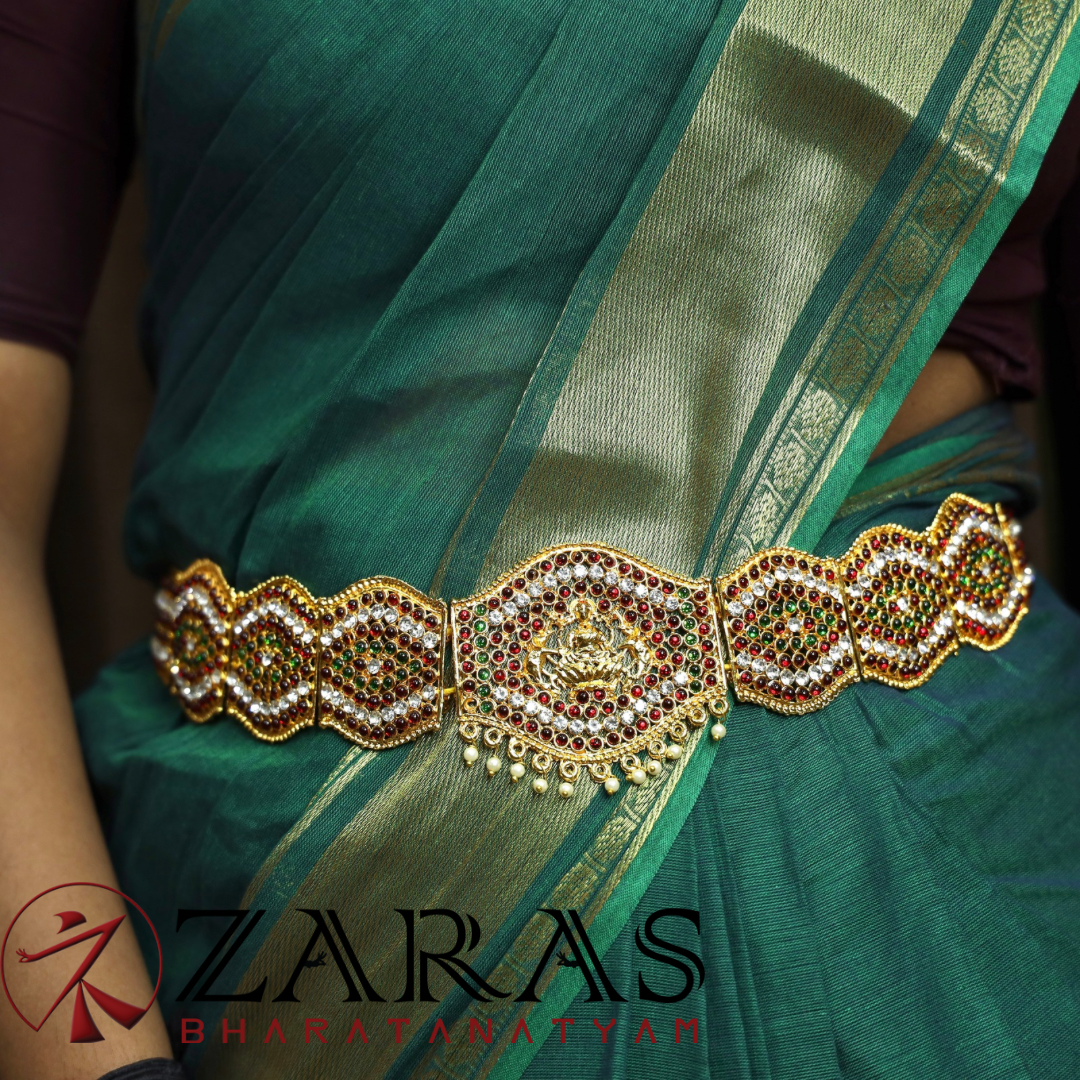 Bharatanatyam Dance Jewellery - Lakshmi CS Hip Belt Kemp SN (Ottiyanam) image 0