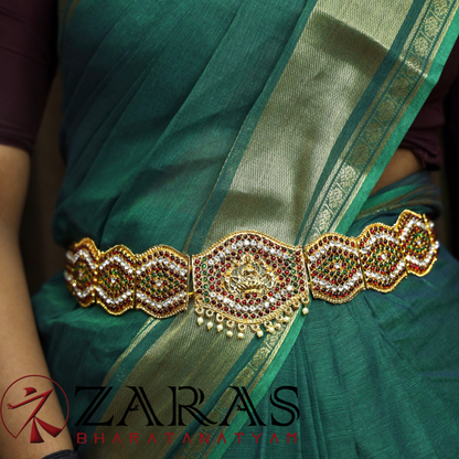 Bharatanatyam Dance Jewellery - Lakshmi CS Hip Belt Kemp SN (Ottiyanam) image 0