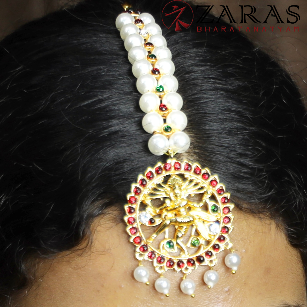 Bharatanatyam Dance Jewellery - Round Nadaraj RG Kemp Netti Chutti image 0