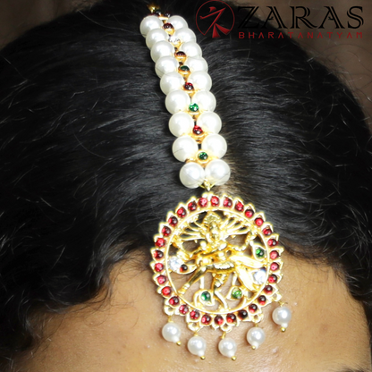 Bharatanatyam Dance Jewellery - Round Nadaraj RG Kemp Netti Chutti image 0