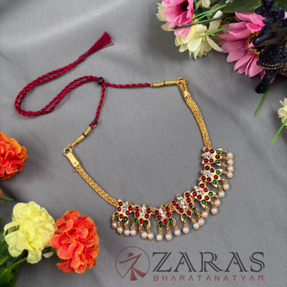 Bharatanatyam Dance Jewellery - Necklace Lotes RG Kemp CS Beads image 0