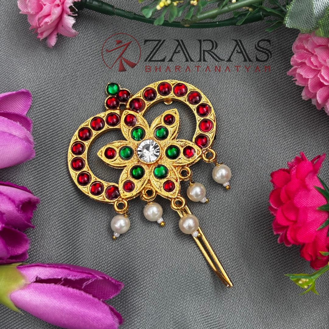 Bharatanatyam Dance Jewellery - Small Flower Head Arch RG Kemp CS image 0