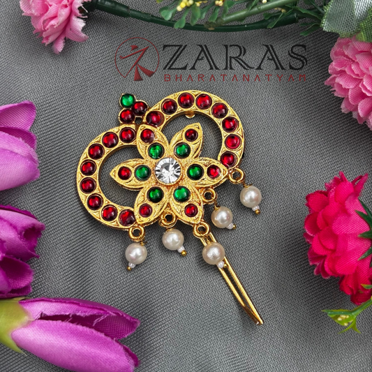 Bharatanatyam Dance Jewellery - Small Flower Head Arch RG Kemp CS image 0