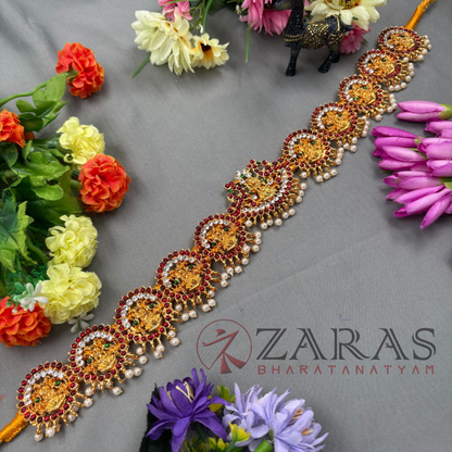 Bharatanatyam Dance Jewellery - Round Lakshmi Hip Belt RG Kemp CS (Ottiyanam) image 1