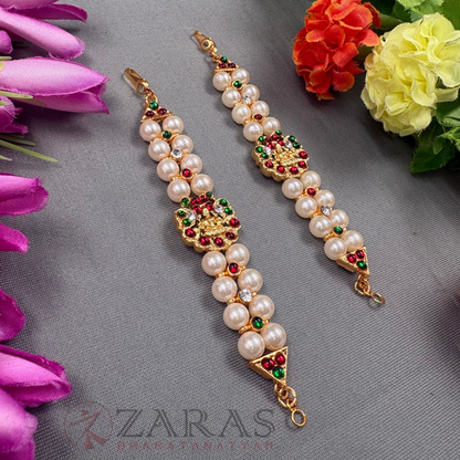 Bharatanatyam Dance Jewellery Maatal - 2L ball & Lakshmi RG Kemp CS image 1