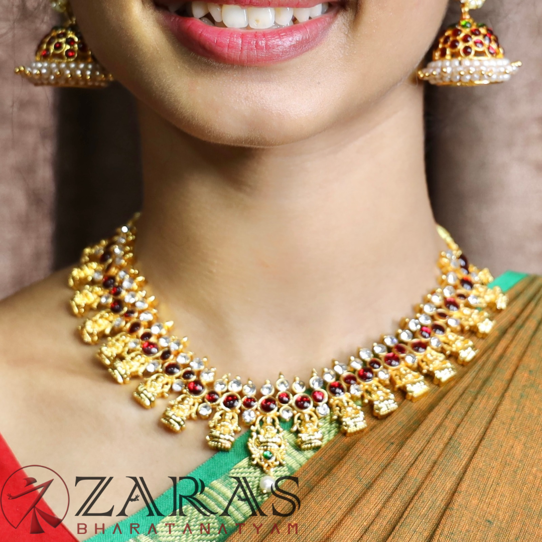 Bharatanatyam Dance Jewellery - Necklace Lakshmi Design WC Kemp image 0