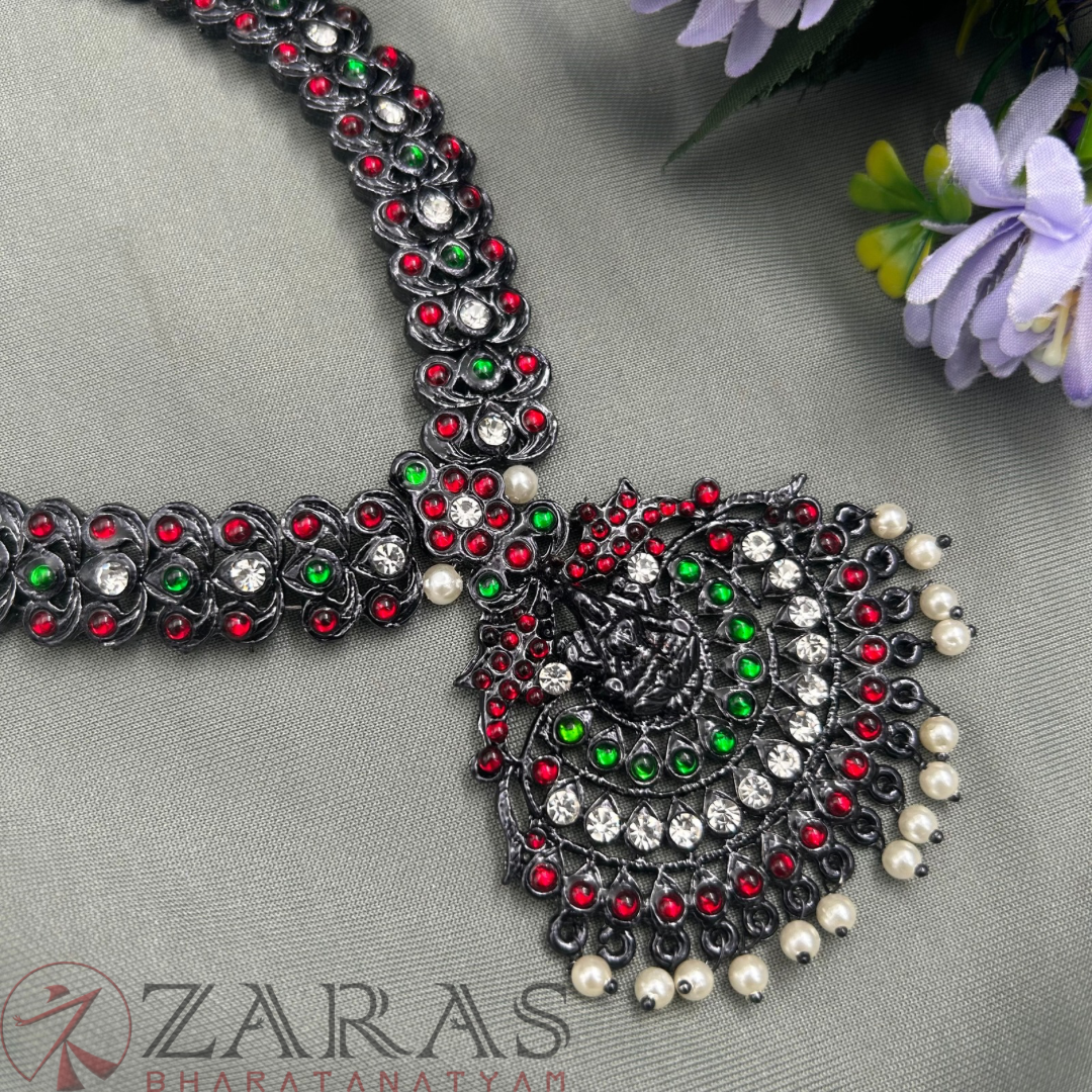 Bharatanatyam Dance Jewellery Black - C Lakshmi & Mee RG kemp CS Haaram image 0