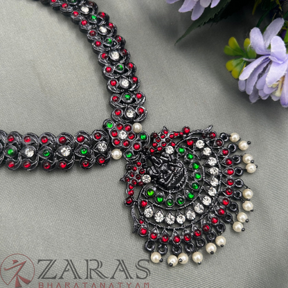 Bharatanatyam Dance Jewellery Black - C Lakshmi & Mee RG kemp CS Haaram image 0