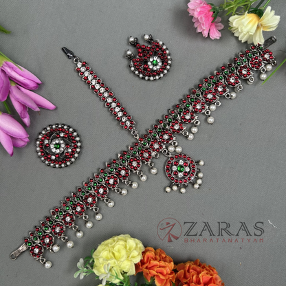 Bharatanatyam Dance Jewellery Black - Headset Manga RG Kemp CS image 0