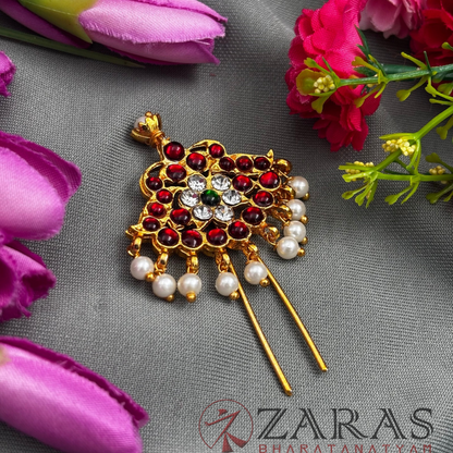 Bharatanatyam Dance Jewellery - Small Leaf Head Arch RG Kemp CS image 1