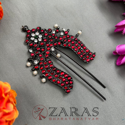 Bharatanatyam Dance Black Jewellery - Mee RG Kemp Head Arch VA image 1