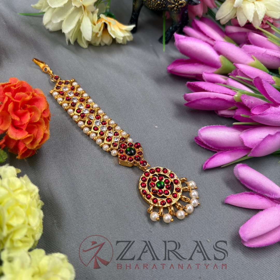 Bharatanatyam Dance Jewellery - Round V RG Kemp CS Netti Chutti image 1