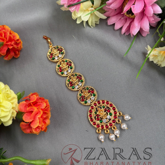 Bharatanatyam Dance Jewellery - Step Lakshmi RG Kemp Netti Chutti image 0