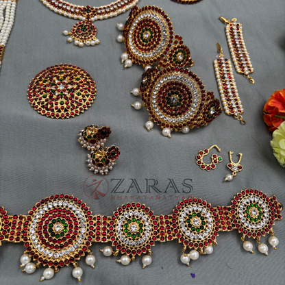 Bharatanatyam Dance Jewellery - Sow Full Set RG Kemp image 2
