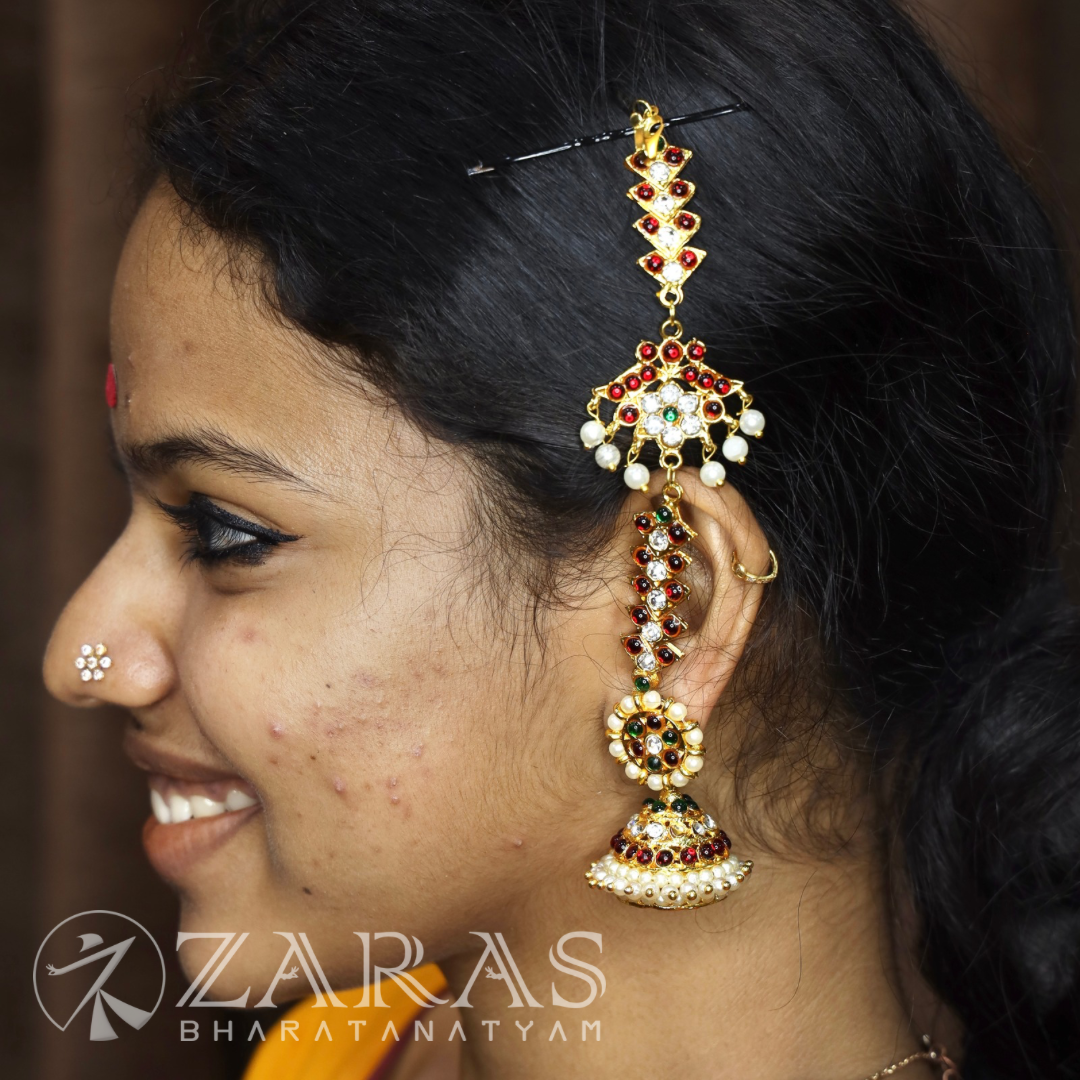 Bharatanatyam Dance Jewellery - Leaf & V RG kemp CS Maatal image 1