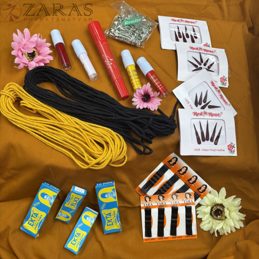 Bharatanatyam Dance Products - Makeup Kit (Set of 7 Pcs) image 0