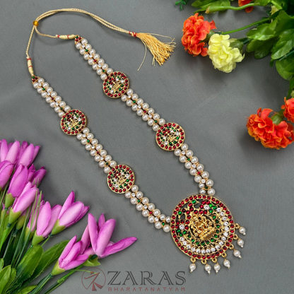 Bharatanatyam Dance Jewellery - 2L Balls R Lakshmi RG Kemp Long Maalai / Haaram image 0