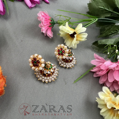 Bharatanatyam Dance Jewellery - Jimiki with Kammal 3L RG Kemp image 1