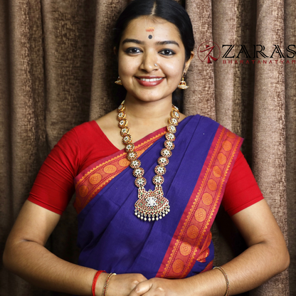 Bharatanatyam Dance Jewellery - Haaram Lotus & Round Design WC Kemp image 1