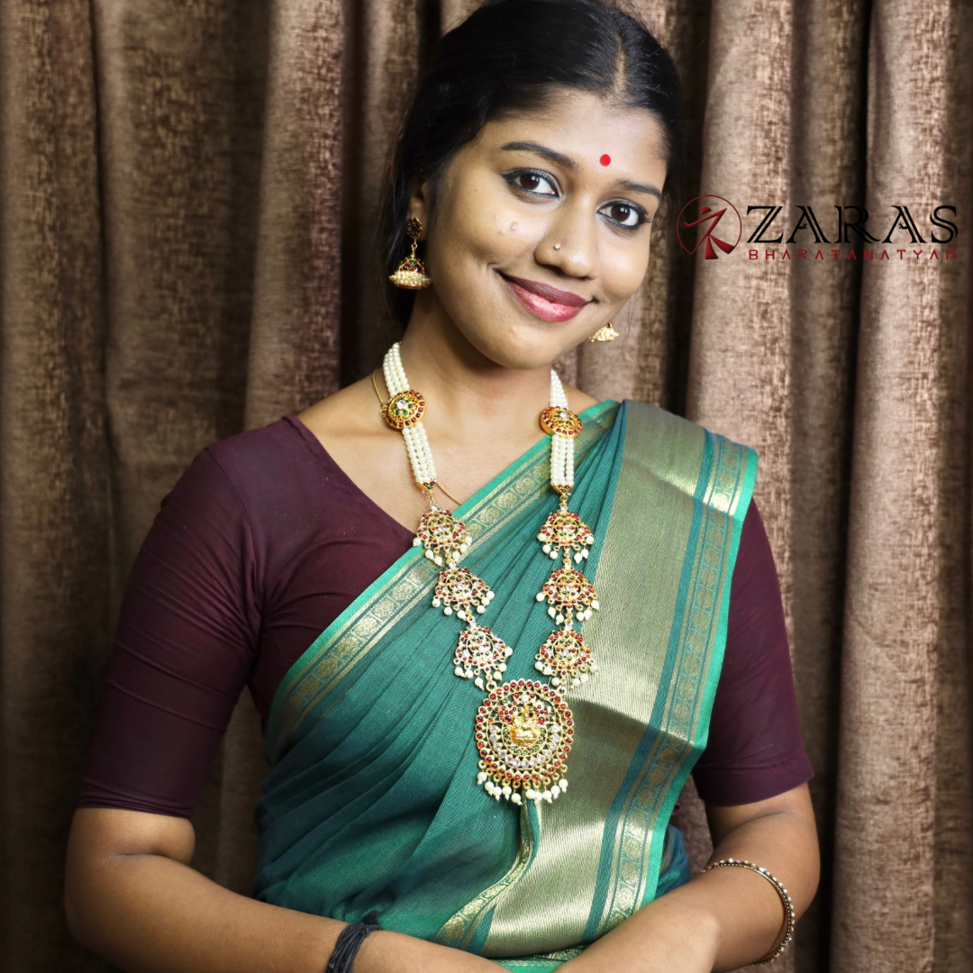 Bharatanatyam Dance Jewellery - Haaram Lakshmi Design RG Kemp image 1