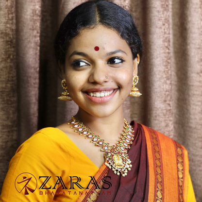 Bharatanatyam Dance Jewellery - Necklace Manga with Lakshmi CS RG Kemp Design image 1