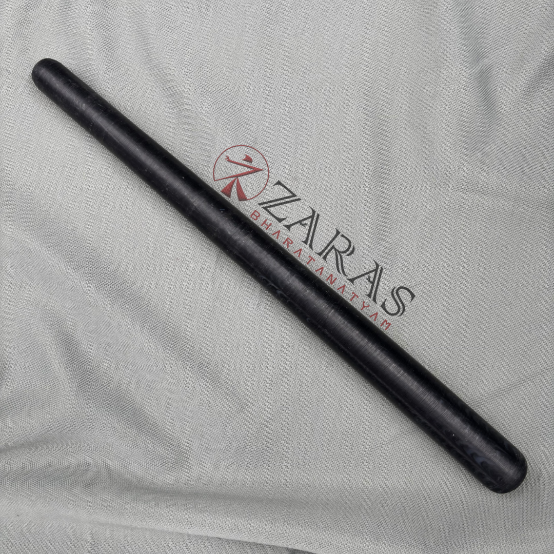 Bharatanatyam Dance Instruments - Fiber Stick Thattu Kuchi Black Color image 0
