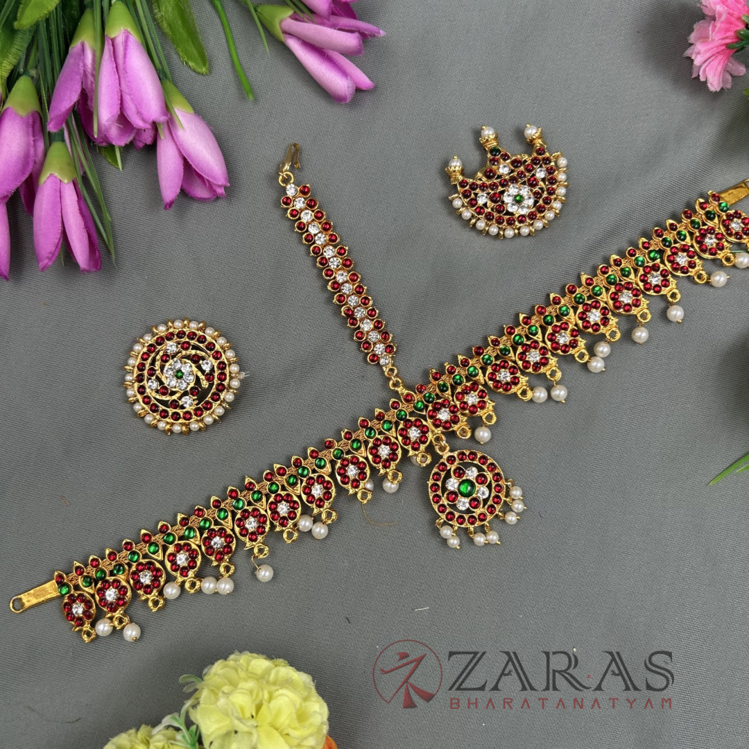 Bharatanatyam Dance Jewellery - Headset Manga RG Kemp CS image 0