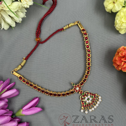 Bharatanatyam Dance Jewellery Necklace - 1L Attigai RG Kemp CS Beads image 2