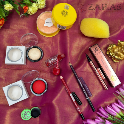Bharatanatyam Dance Products - Makeup Kit (Set of 9 Pcs) image 0