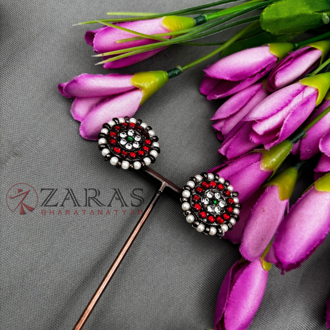 Bharatanatyam Dance Jewellery Black - Kammal RG Kemp image 1