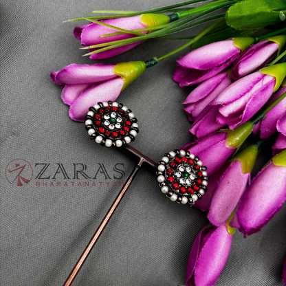 Bharatanatyam Dance Jewellery Black - Kammal RG Kemp image 1