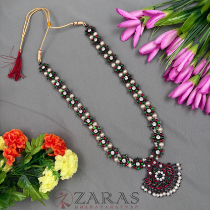 Bharatanatyam Dance Jewellery Black - Flower RG Kemp CS Beads image 0