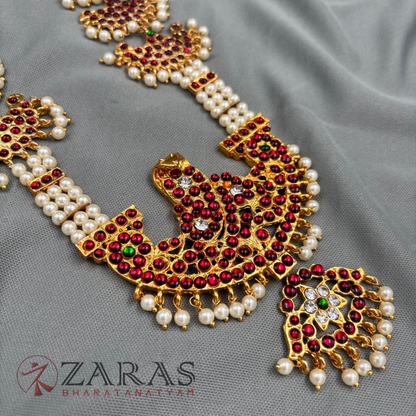 Bharatanatyam Dance Jewellery - Haaram Snake Design RG Kemp Le image 2