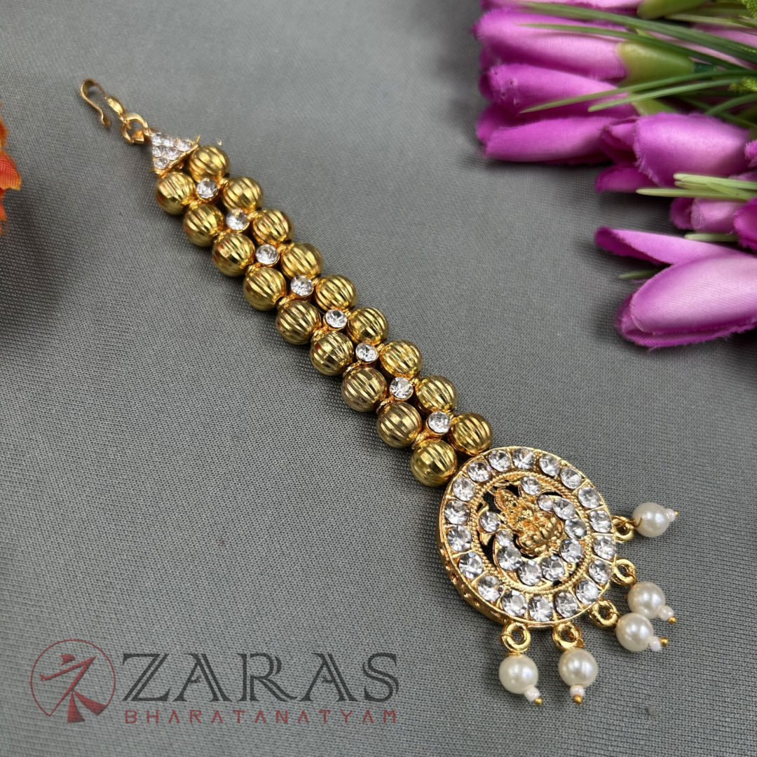 Bharatanatyam Dance Jewellery - G Balls & Lakshmi Netti Chutti Beads image 1