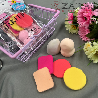 Bharatanatyam Dance Makeup Products - Blender Sponge (Set of 6 Pcs) image 1