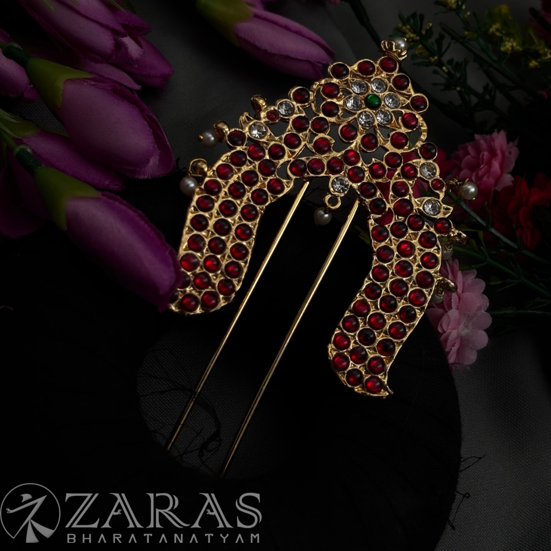 Bharatanatyam Dance Jewellery - Small Lotus Head Arch RG Kemp CS image 1