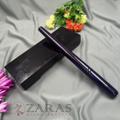 Bharatanatyam Dance Instruments - Thattu Manai Set / Thattu Kali POLISHED Deep Violet image 0
