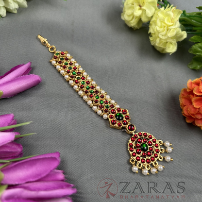 Bharatanatyam Dance Jewellery - V & Round RG Kemp Netti Chutti image 1