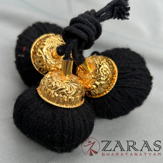 Bharatanatyam Dance Jewellery - Kunjalam Kemp Gold Thread Type image 0