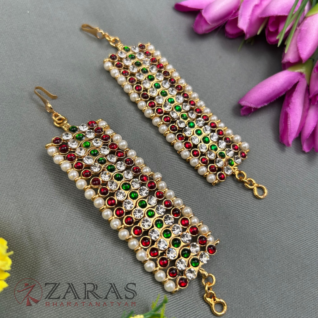 Bharatanatyam Dance Jewellery - B Sow CS Maatal pearls RG Kemp image 1
