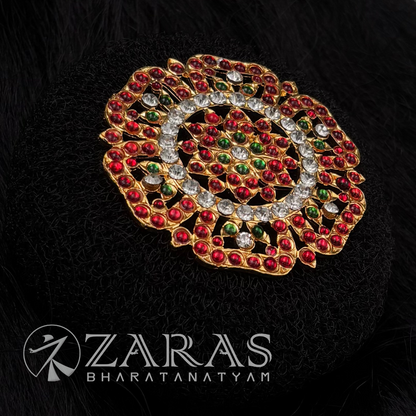 Bharatanatyam Dance Jewellery - Rakodi Flower CS RG Kemp DS image 1