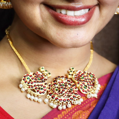 Bharatanatyam Dance Jewellery - Necklace Snake Design RG Kemp SA image 0