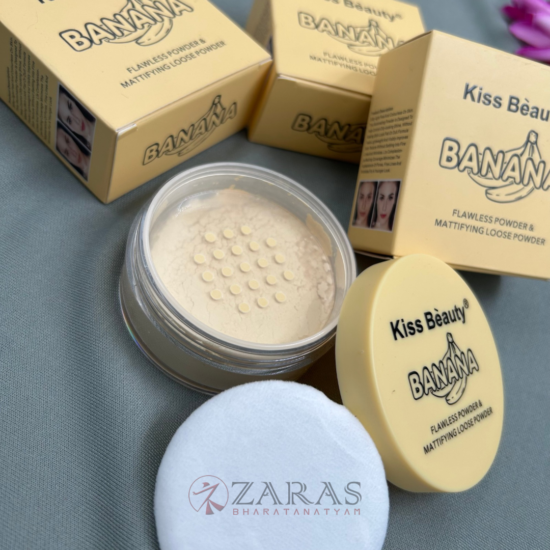 Bharatanatyam Dance Makeup Products - Mattifying Loose Powder (Kiss Beauty) image 1