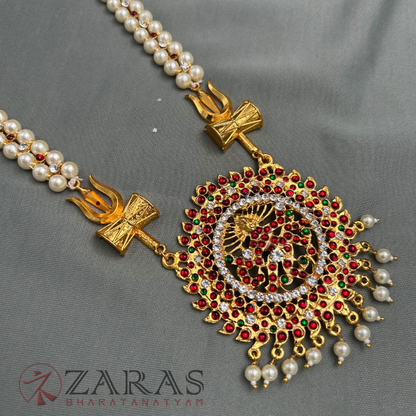 Bharatanatyam Dance Jewellery - Nataraj with Sulam Beads R Kemp Haaram image 3
