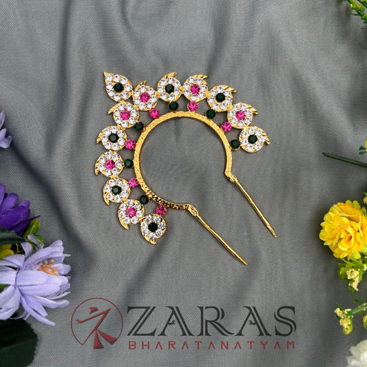 Bharatanatyam Dance Jewellery - B Manga PGW Stone Head Arch image 0