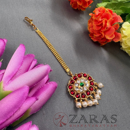 Bharatanatyam Dance Jewellery - Round RG Kemp Netti Chutti image 1
