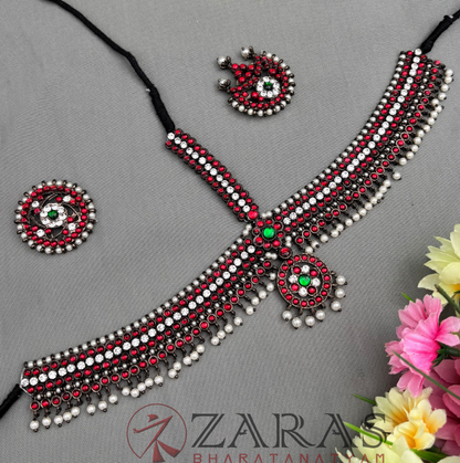 Bharatanatyam Dance Jewellery Black - Headset Sow & Round RG Kemp CS image 1