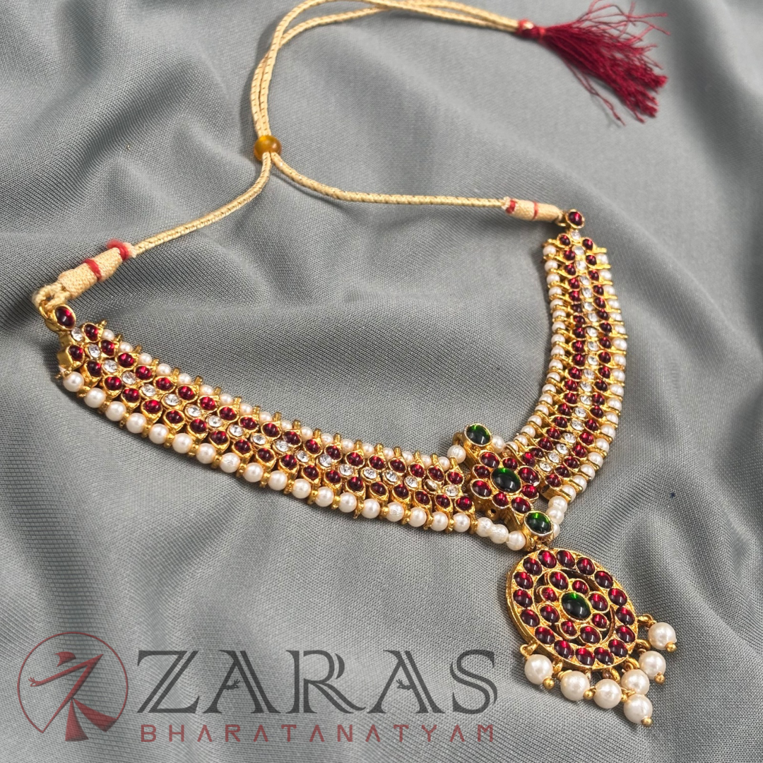 Bharatanatyam Dance Jewellery - Necklace Round P Sow RG Kemp CS image 3