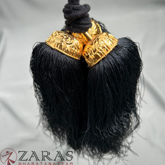Bharatanatyam Dance Jewellery - Kunjalam Gold Kuppu Hair Type image 0