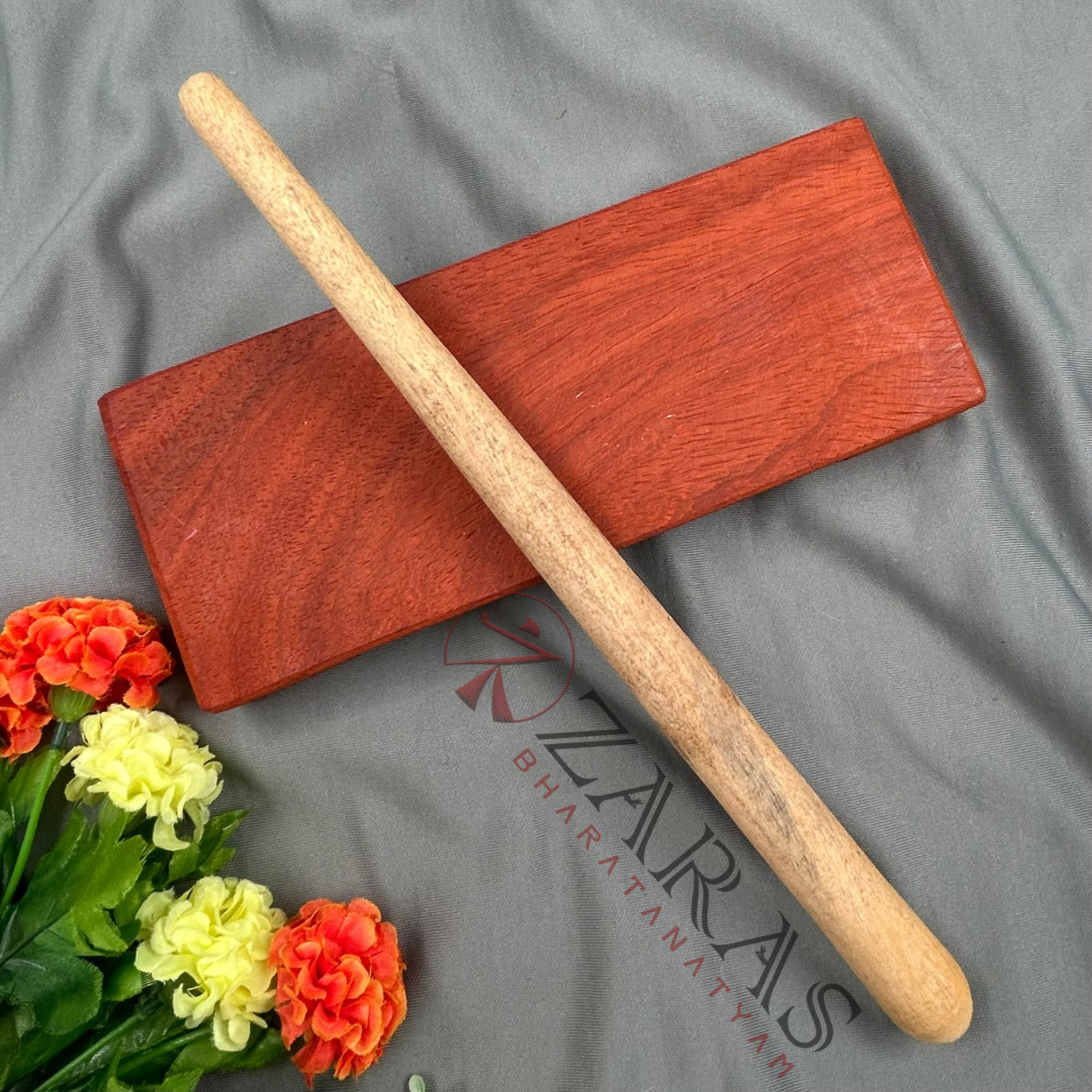 Bharatanatyam Dance Class Instruments - Thattu Manai Set / Thattu Kali (Small) PATAK Wood image 1